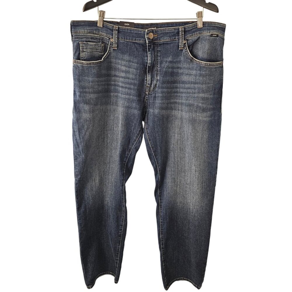 Mavi Zach Jeans 38x32 Blue Williamsburg Straight Leg New